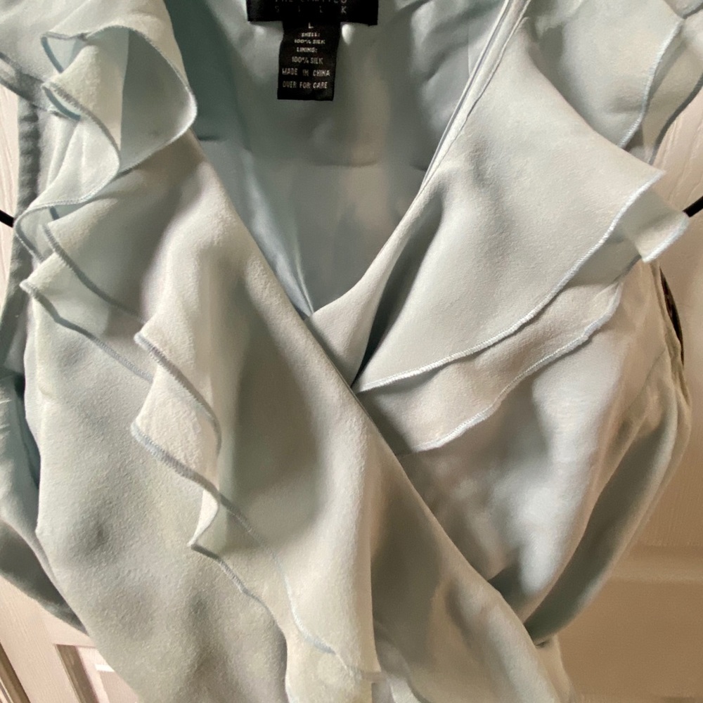The Limited Silk Wrap Around Top - Picture 3 of 5